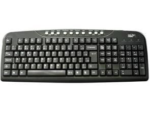 TECLADO NEOX  NXK-001 MULTIMÍDIA PRETO